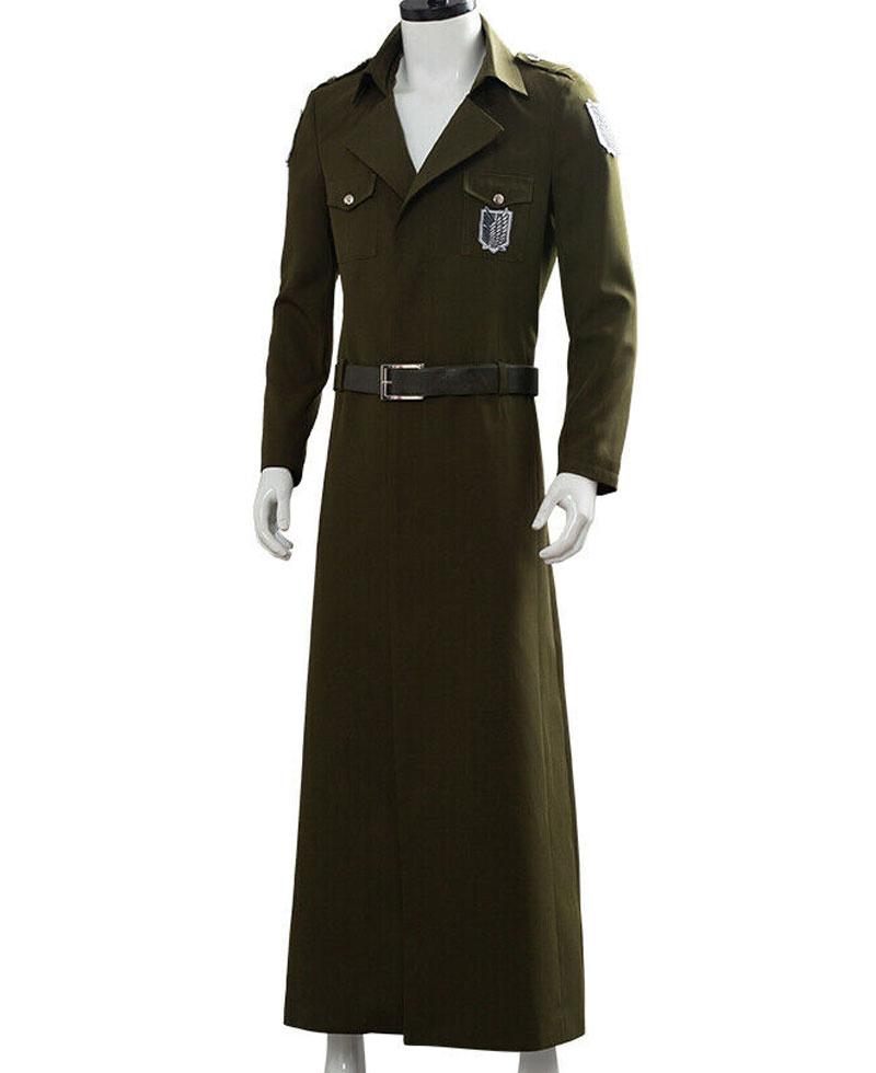 Attack On Titan S03 Eren Jaeger Wool Coat Attack On Titan S03 Eren Jaeger Wool Coat - Image 4