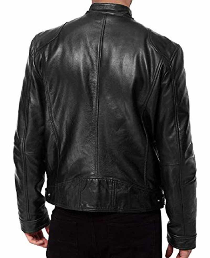Chris Evans Avengers Endgame Black Leather Jacket Chris Evans Avengers Endgame Black Leather Jacket - Image 2