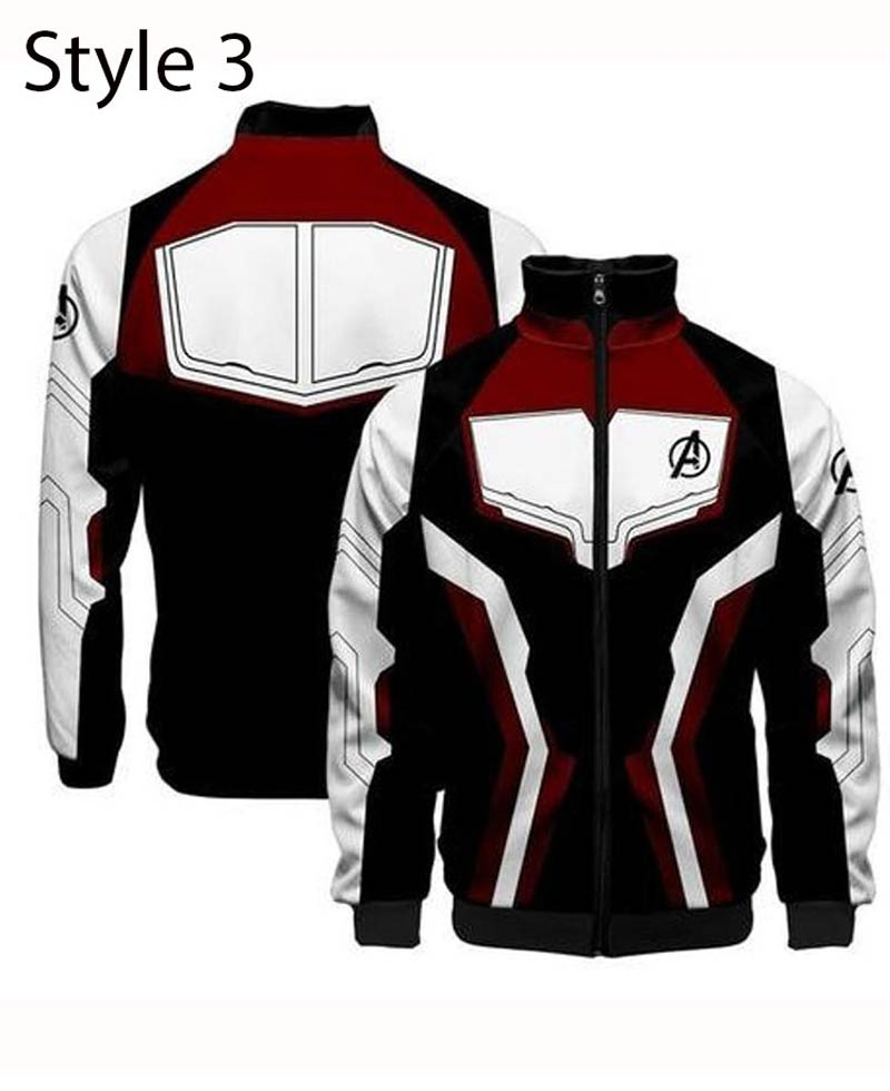 Avengers Endgame Quantum Realm Letterman Jacket Avengers Endgame Quantum Realm Letterman Jacket - Image 3