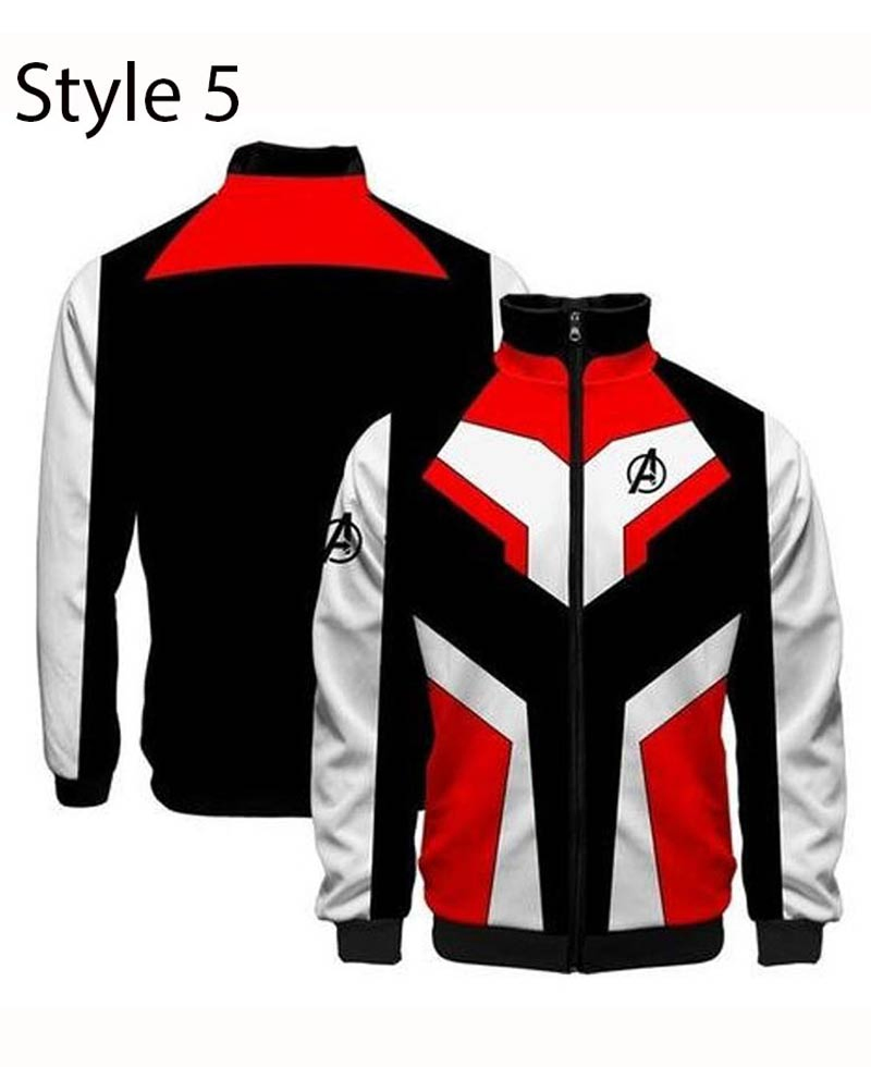 Avengers Endgame Quantum Realm Letterman Jacket Avengers Endgame Quantum Realm Letterman Jacket - Image 5