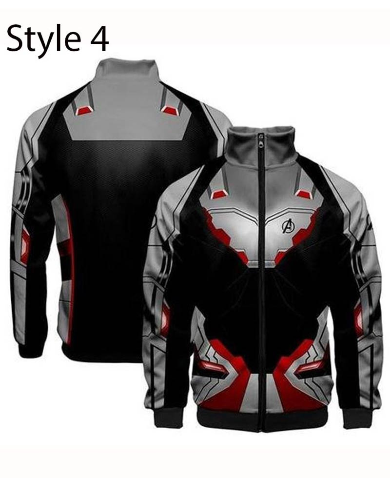 Avengers Endgame Quantum Realm Letterman Jacket Avengers Endgame Quantum Realm Letterman Jacket - Image 4