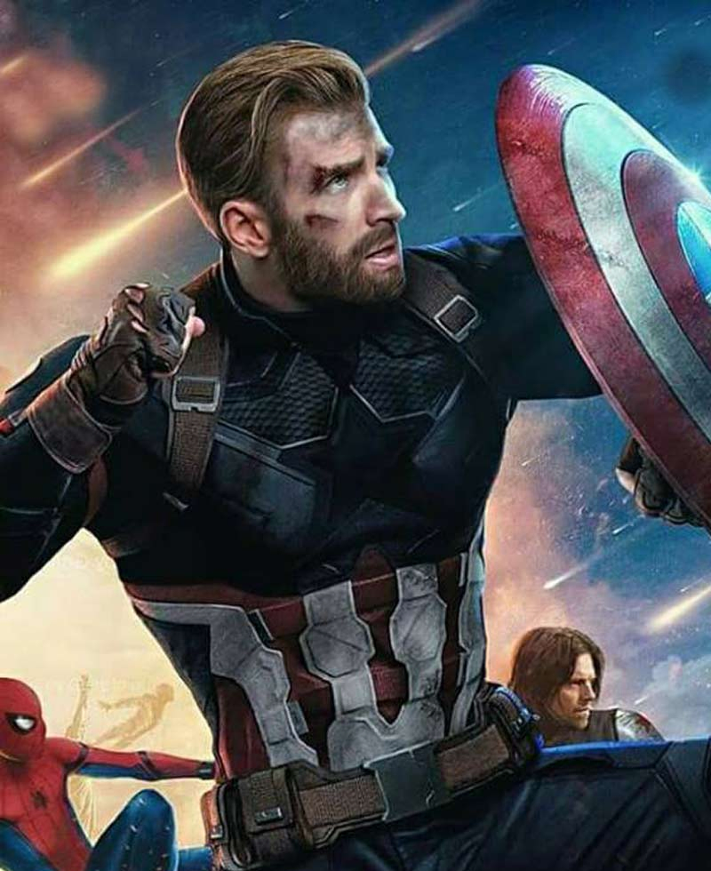 Captain America Infinity War Leather Jacket Captain America Infinity War Leather Jacket - Image 5