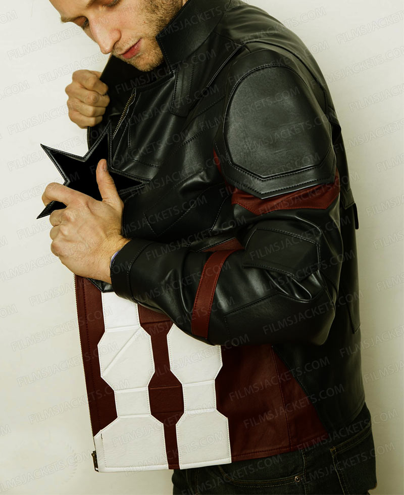 Captain America Infinity War Leather Jacket Captain America Infinity War Leather Jacket - Image 3