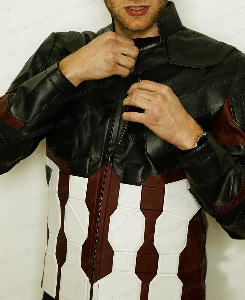 Captain America Infinity War Leather Jacket Captain America Infinity War Leather Jacket - Image 2