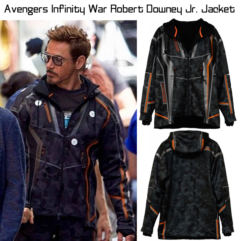 Avengers Infinity War Robert Downey Jr. Jacket man jacket
