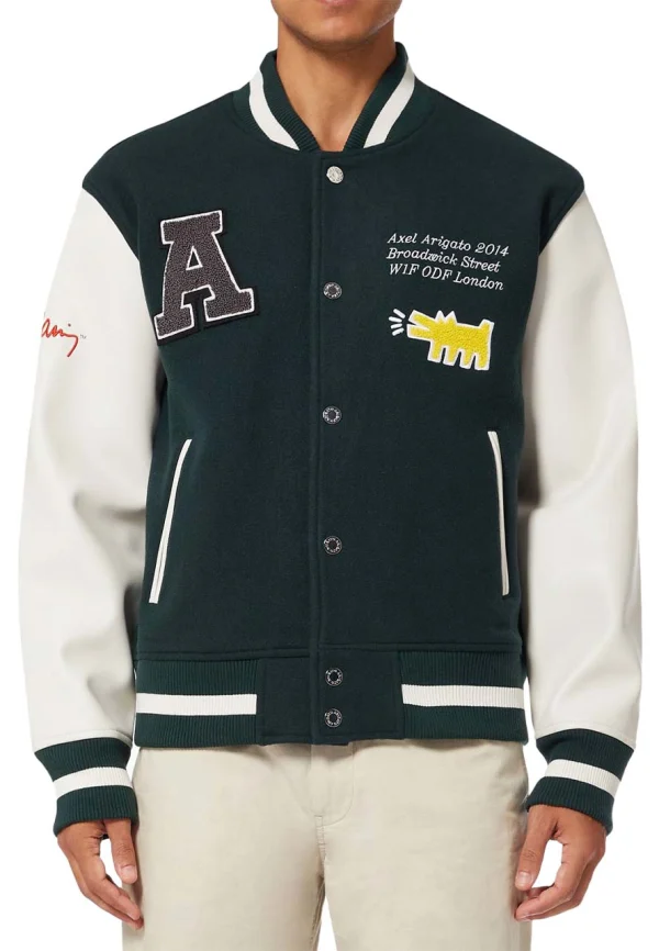 Axel Arigato Keith Haring Varsity Jacket