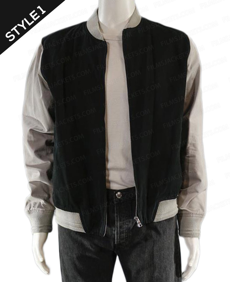 Ansel Elgort Baby Driver Varsity Jacket