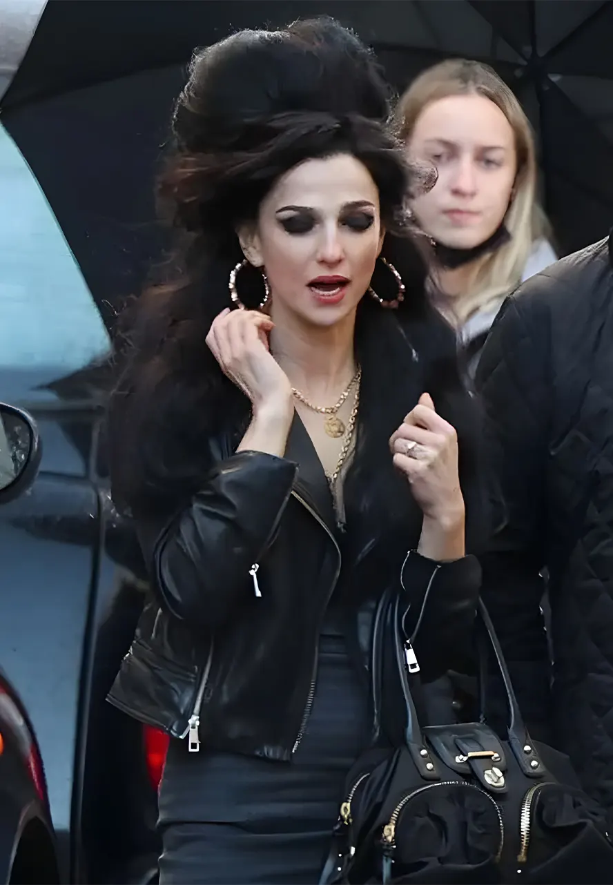 Back To Black 2024 Marisa Abela Black Jacket Back To Black 2024 Marisa Abela Black Jacket
