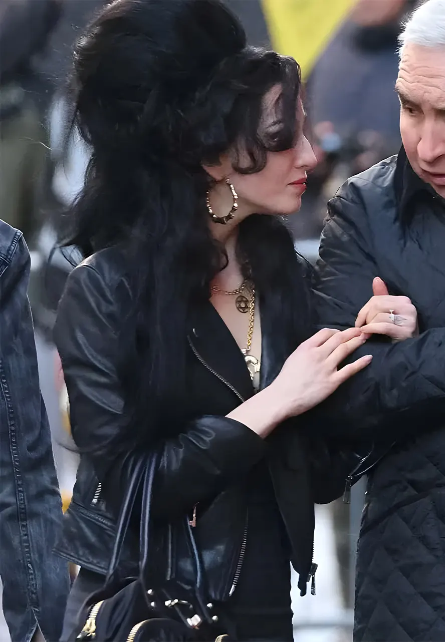 Back To Black 2024 Marisa Abela Black Jacket Back To Black 2024 Marisa Abela Black Jacket - Image 4
