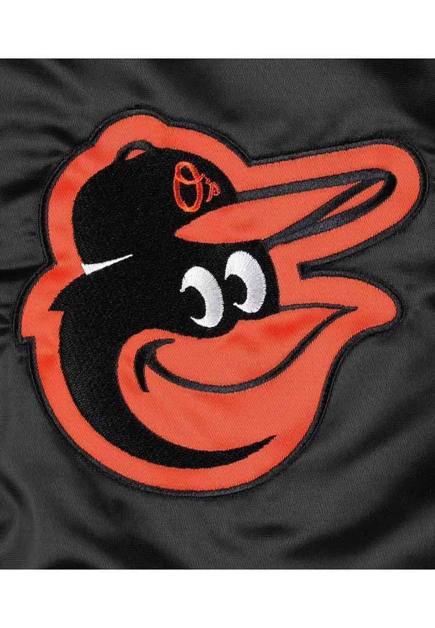 Baltimore Orioles Midfield Black Varsity Jacket Baltimore Orioles Midfield Black Varsity Jacket - Image 3