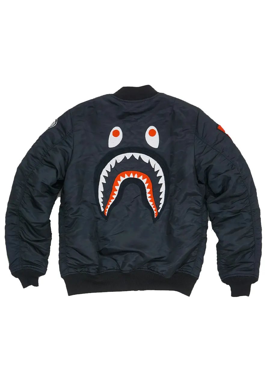 Bape Shark Ma 1 Bomber Jacket Bape Shark Ma 1 Bomber Jacket
