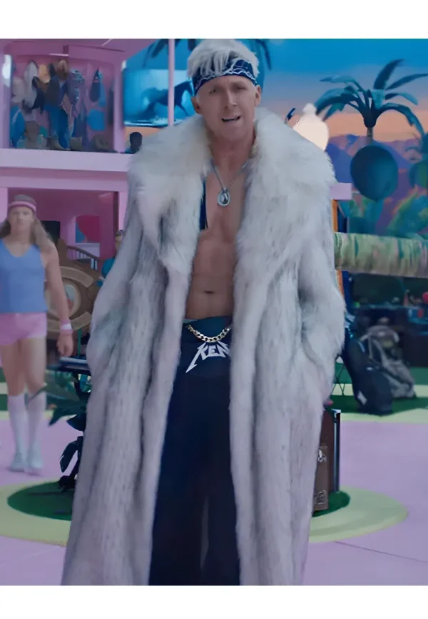 Barbie Ryan Gosling Fur Coat