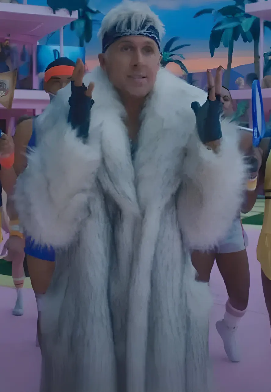 Barbie Ryan Gosling Fur Coat Barbie Ryan Gosling Fur Coat - Image 2