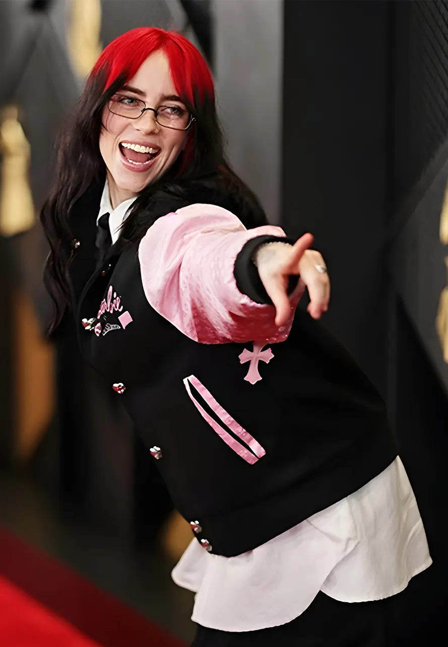 Barbie Billie Eilish Bomber Jacket Barbie Billie Eilish Bomber Jacket - Image 2