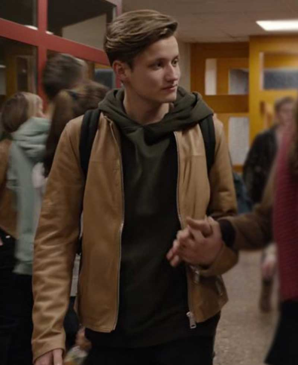 Bartosz Tiedemann Dark Leather Jacket
