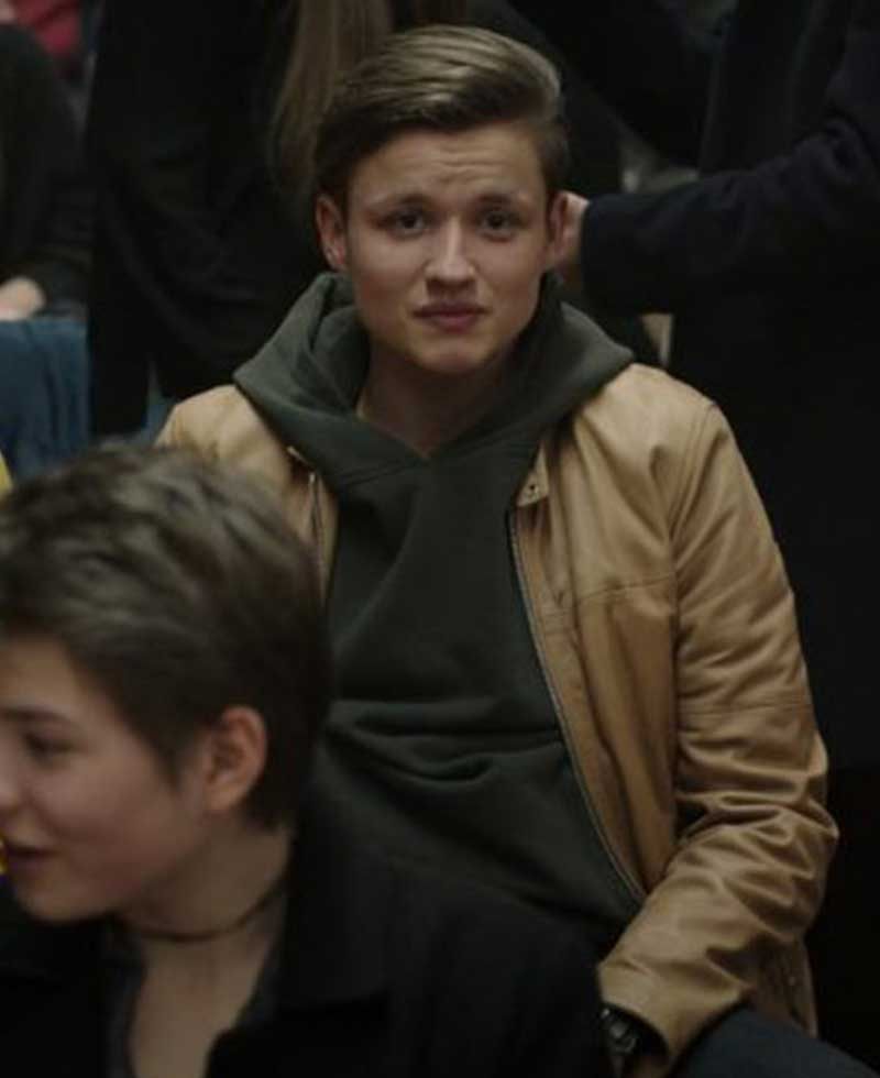 Bartosz Tiedemann Dark Leather Jacket Bartosz Tiedemann Dark Leather Jacket - Image 2