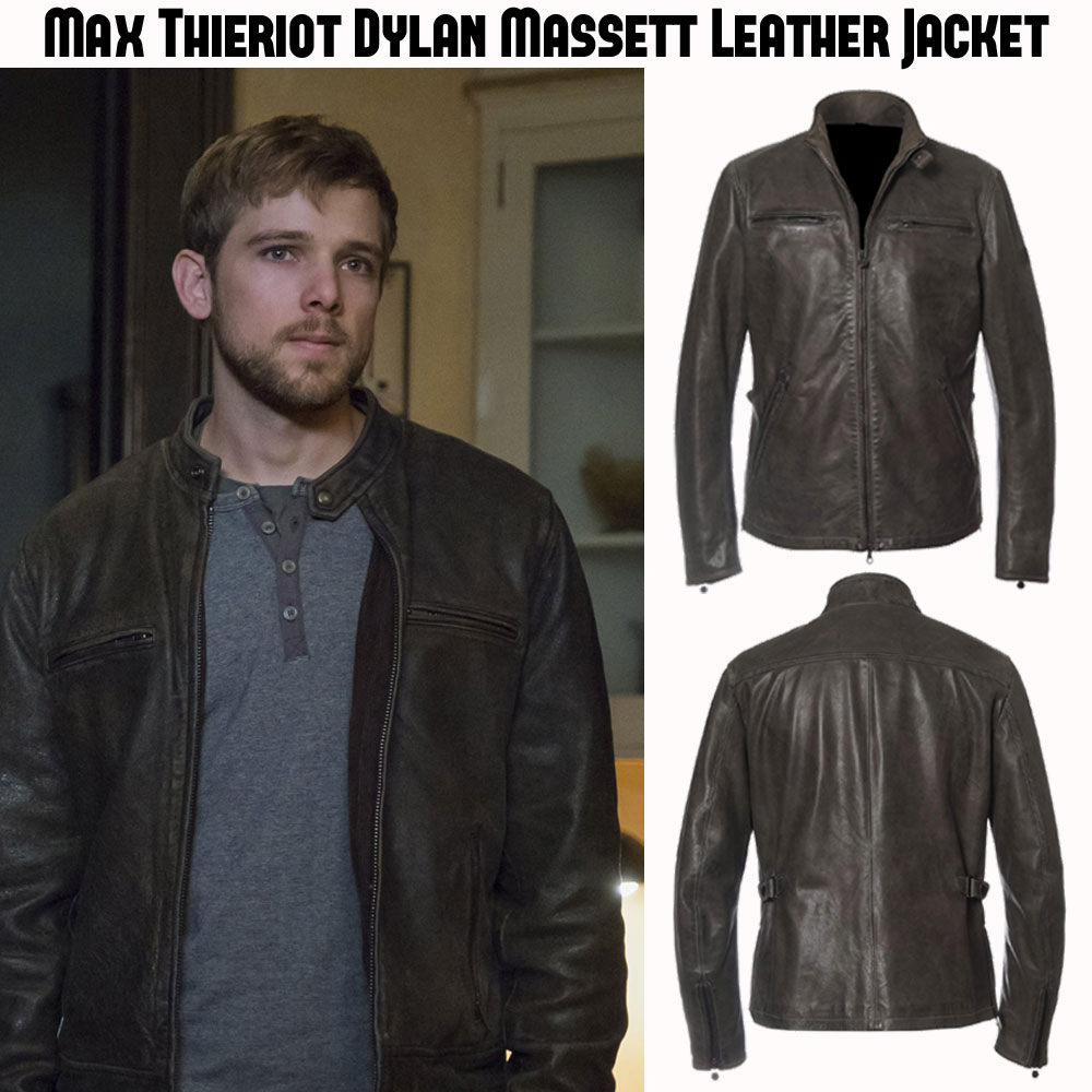 Max Thieriot Bates Motel Leather Jacket Max Thieriot Bates Motel Leather Jacket - Image 3