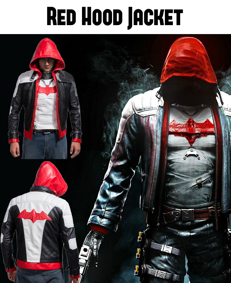 Batman Arkham Knight Red Hood Jacket red hood jacket costume