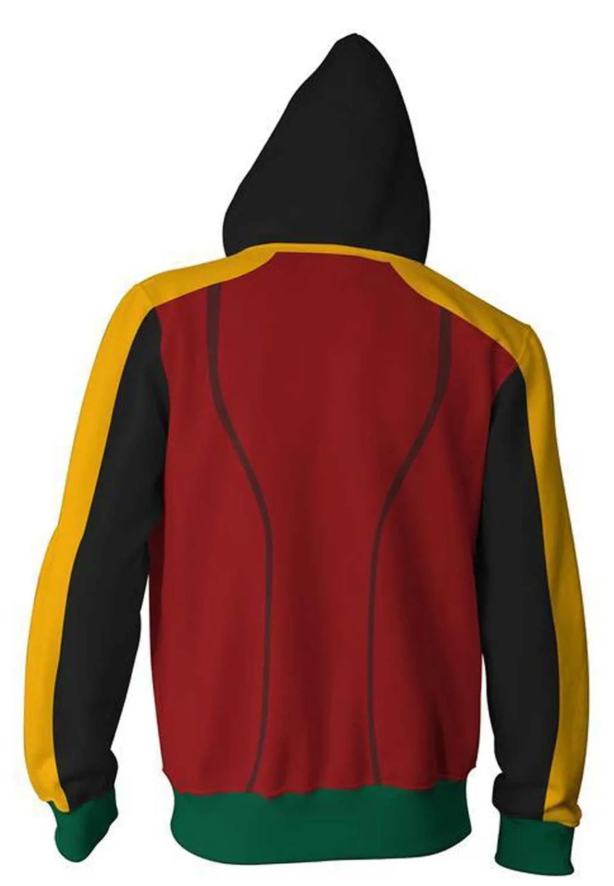 Batman Robin Damian Wayne Hoodie robin hood hoodie