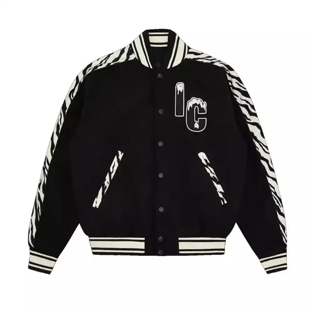 BBC Ice cream Varsity Black Jacket BBC Ice cream Varsity Black Jacket