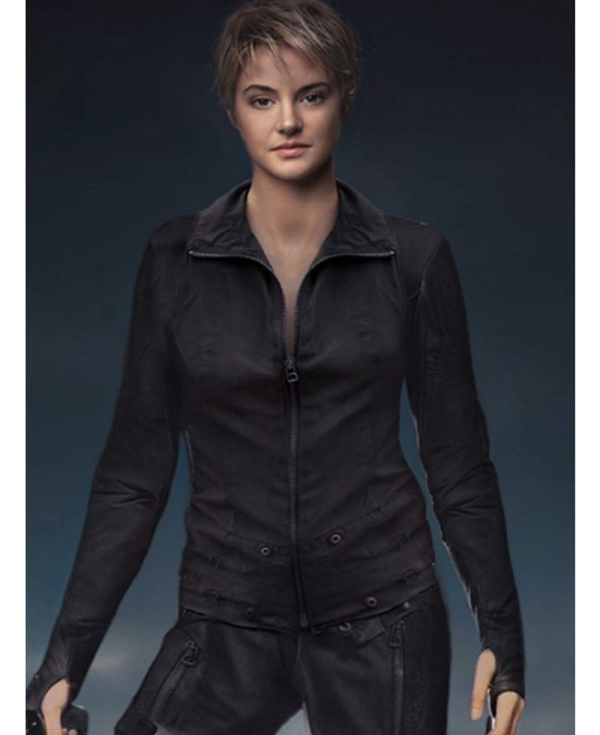Shailene Woodley Allegiant Beatrice Prior Leather Jacket