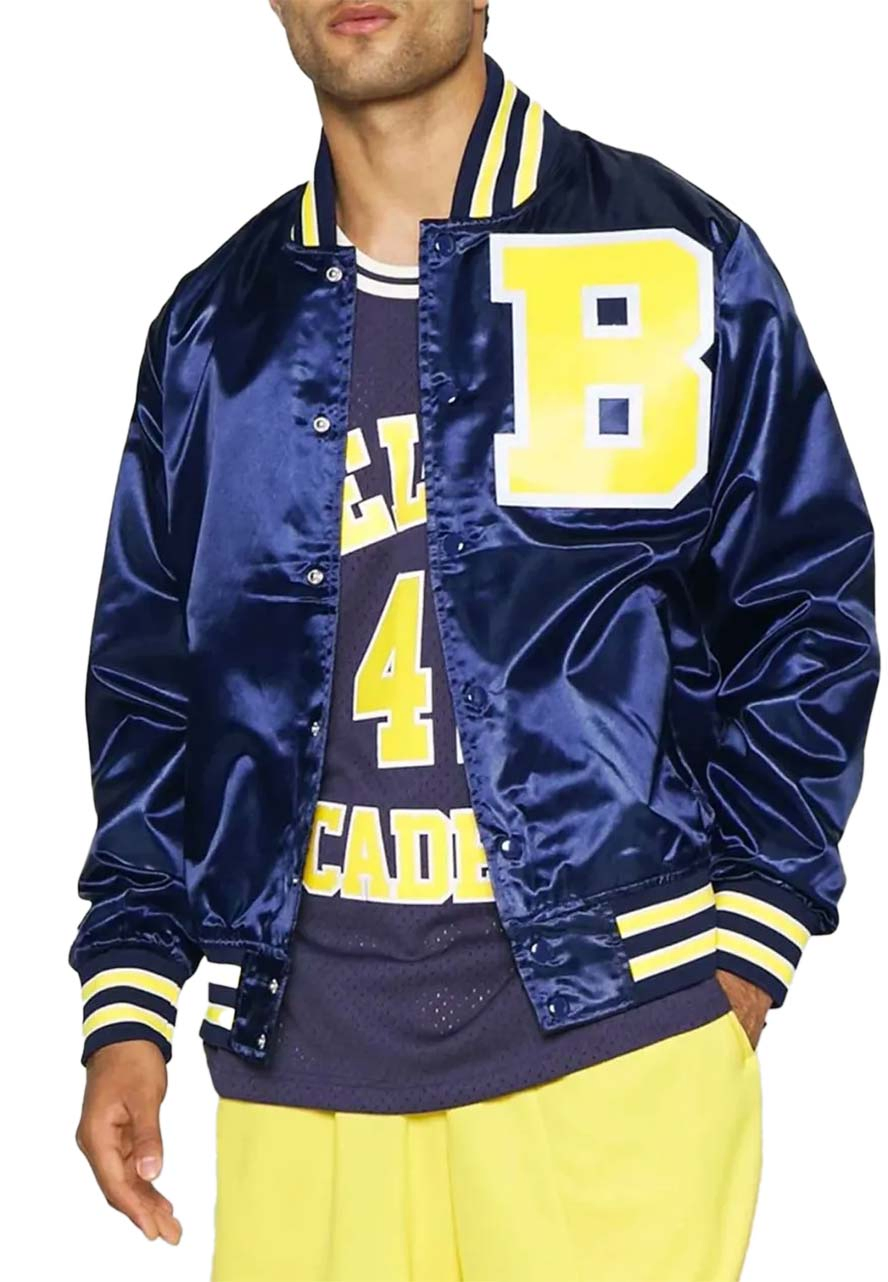 Bel-Air Academy Varsity Navy Jacket Bel-Air Academy Varsity Navy Jacket - Image 3