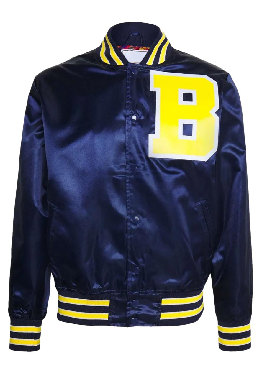 Bel-Air Academy Varsity Navy Jacket Bel-Air Academy Varsity Navy Jacket - Image 5