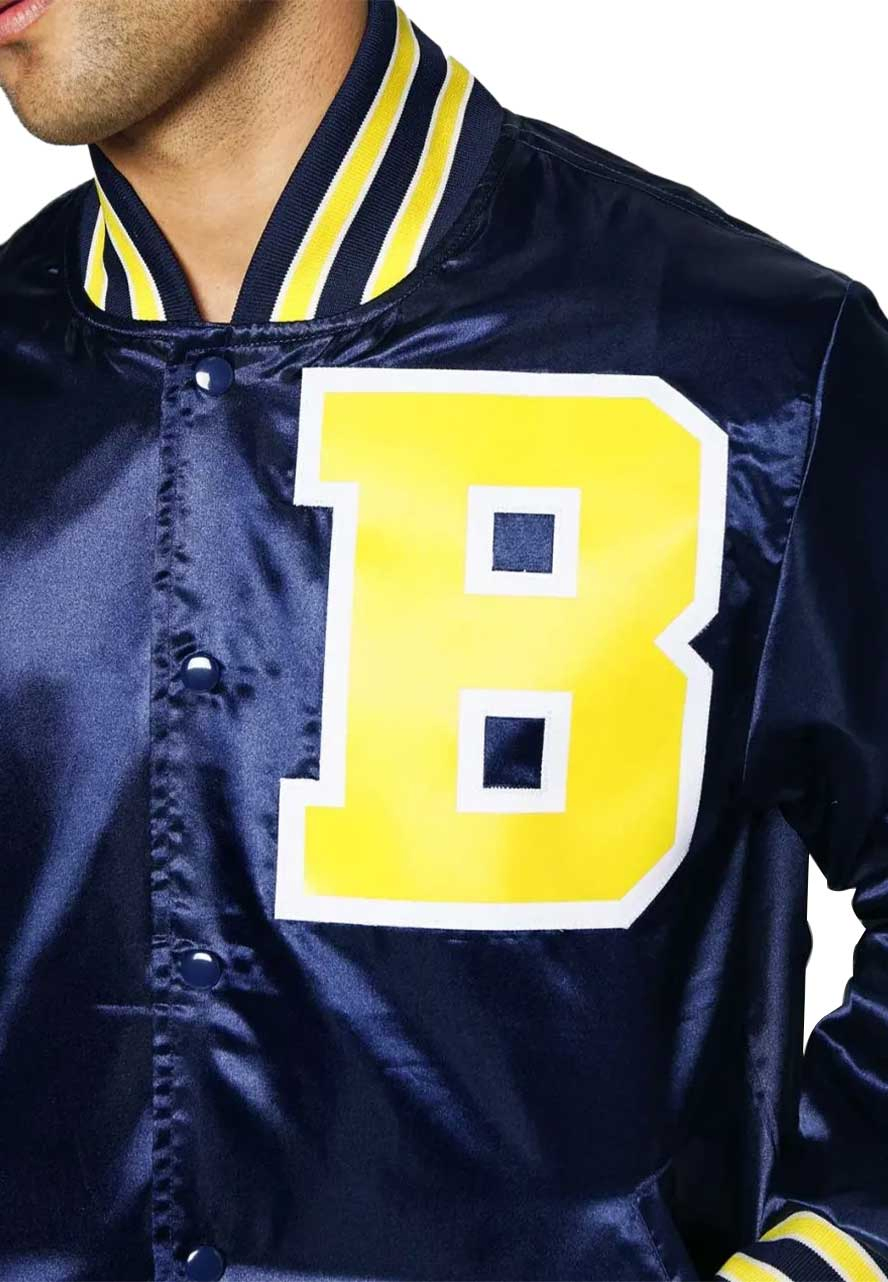 Bel-Air Academy Varsity Navy Jacket Bel-Air Academy Varsity Navy Jacket - Image 4