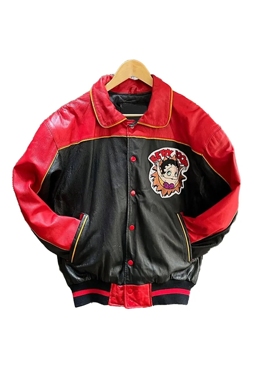90s Betty Boop Leather Jacket betty boop leather jacket