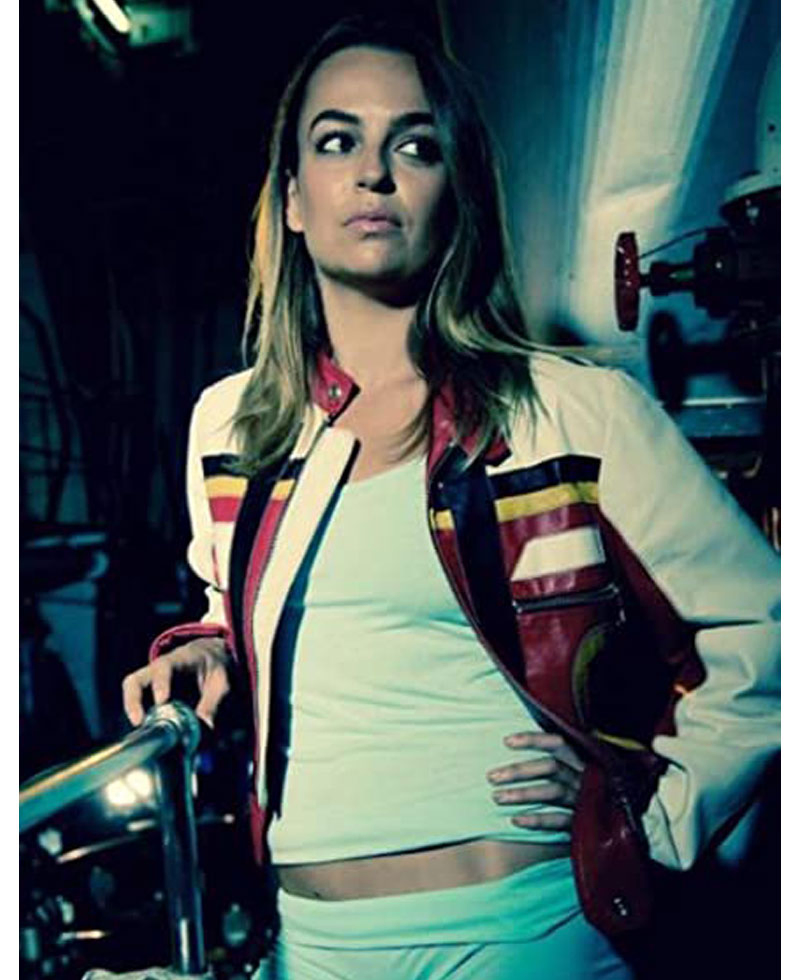 Bianca Bradey Violent Starr Biker Leather Jacket