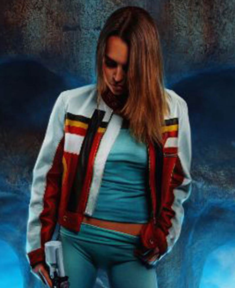 Bianca Bradey Violent Starr Biker Leather Jacket Bianca Bradey Violent Starr Biker Leather Jacket - Image 2