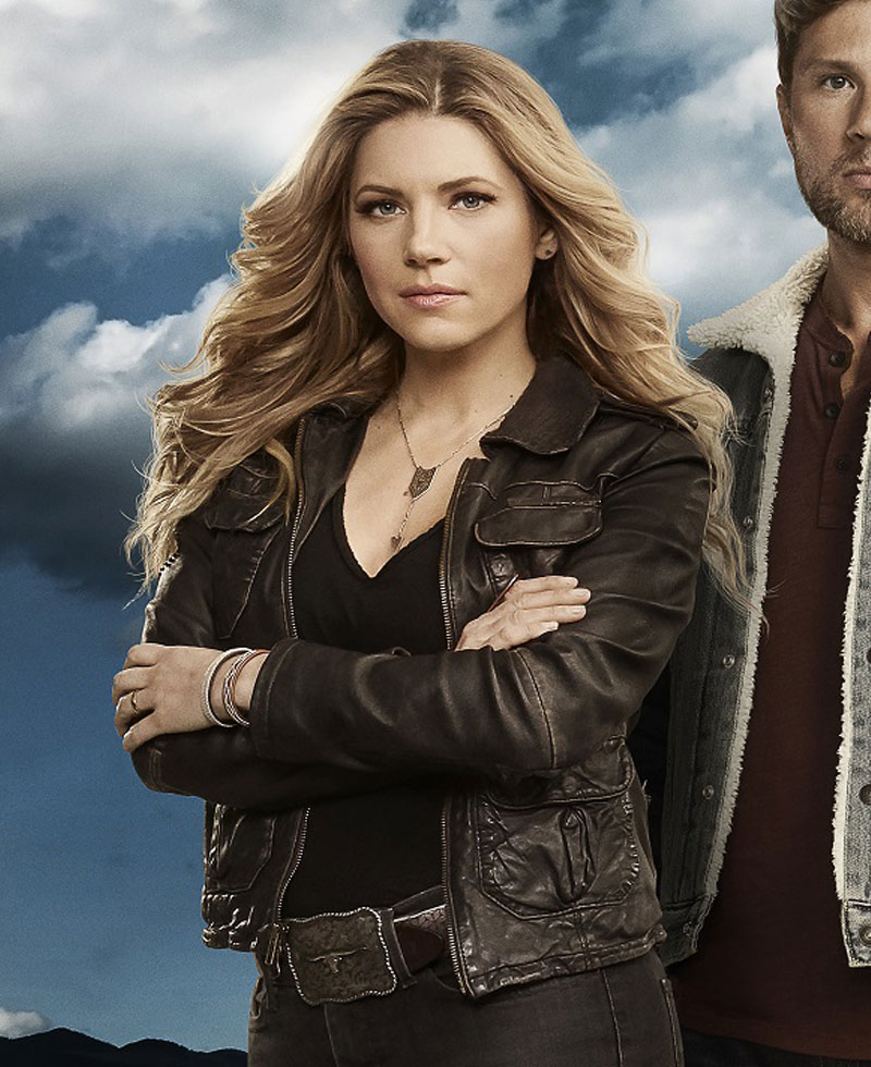 Katheryn Winnick Big Sky Wrinkle Leather Jacket Katheryn Winnick Big Sky Wrinkle Leather Jacket - Image 2