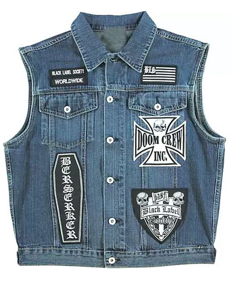 BLS Motorcycle Denim Vest BLS Motorcycle Denim Vest