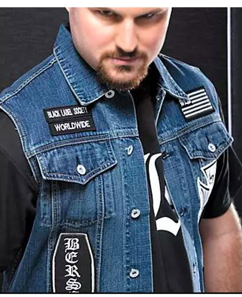 BLS Motorcycle Denim Vest BLS Motorcycle Denim Vest - Image 5