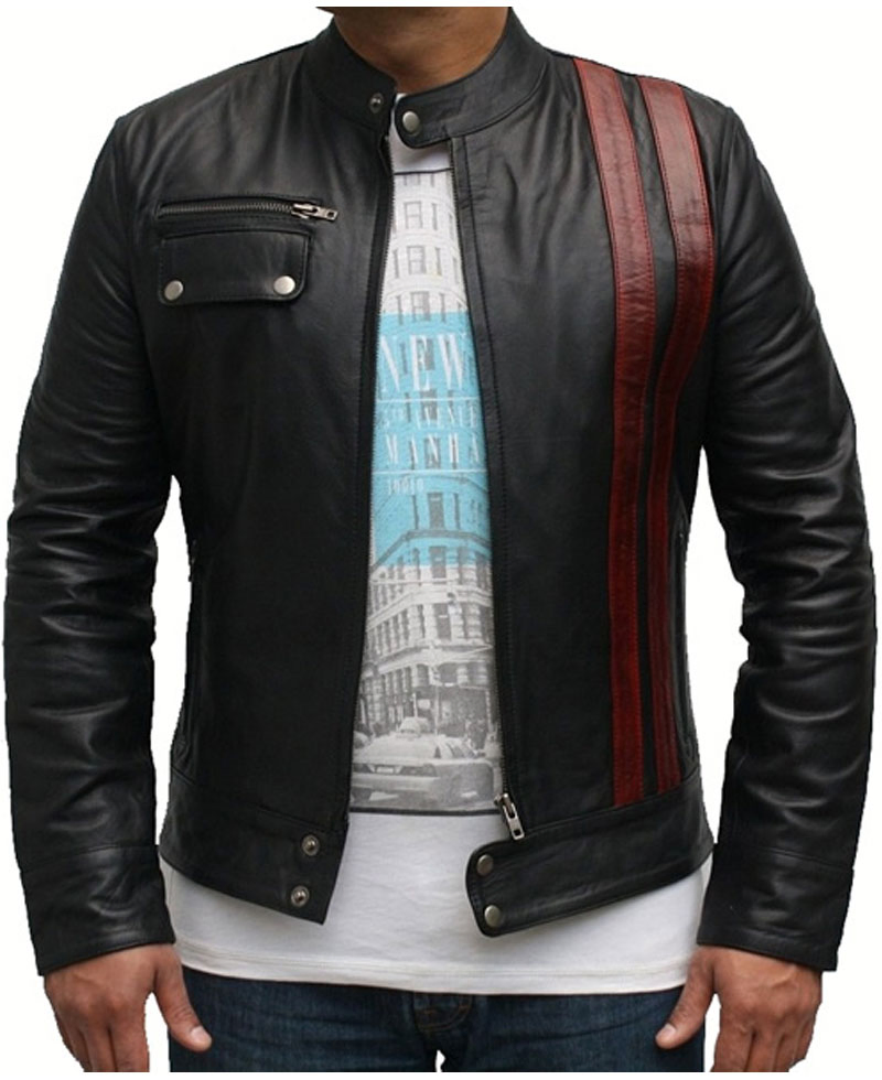 Death Race Frankenstein Motorcycle Leather Jacket Death Race Frankenstein Motorcycle Leather Jacket - Image 4