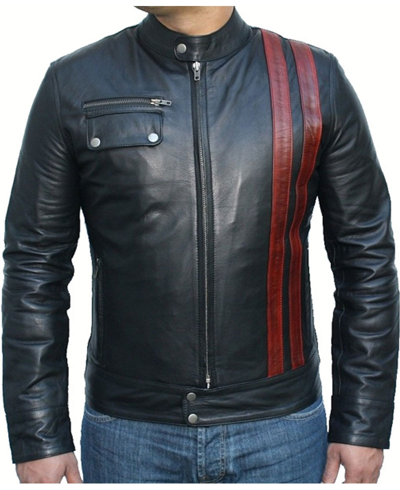 Death Race Frankenstein Motorcycle Leather Jacket Death Race Frankenstein Motorcycle Leather Jacket - Image 3