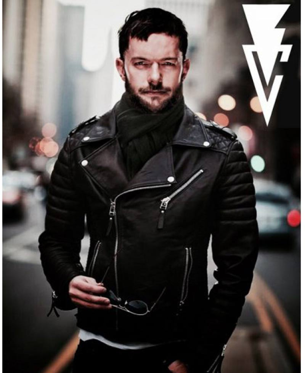 Biker Style Finn Balor Leather Jacket