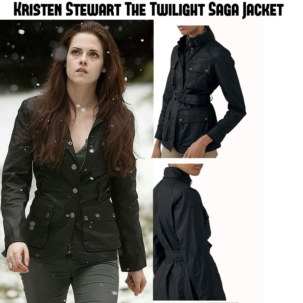 The Twilight Saga Kristen Stewart Motorcycle Field Jacket The Twilight Saga Kristen Stewart Motorcycle Field Jacket - Image 4