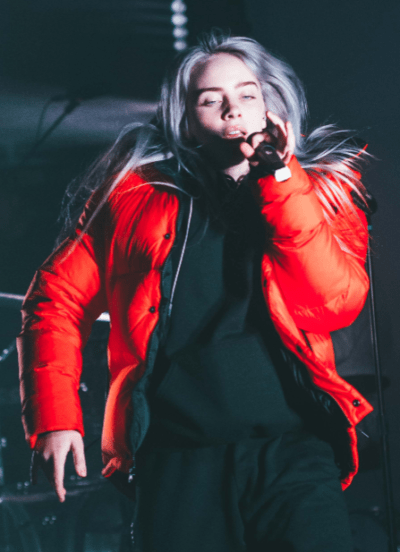 Billie Eilish Red Puffer Jacket Billie Eilish Red Puffer Jacket - Image 3