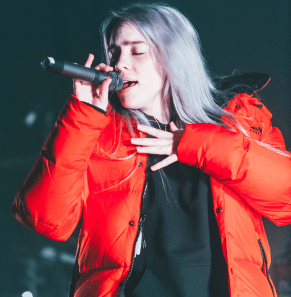 Billie Eilish Red Puffer Jacket