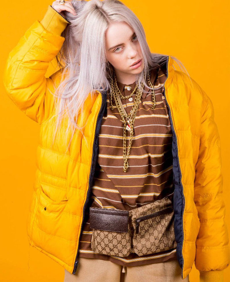 Billie Eilish Singer Yellow Jacket Billie Eilish Singer Yellow Jacket - Image 2
