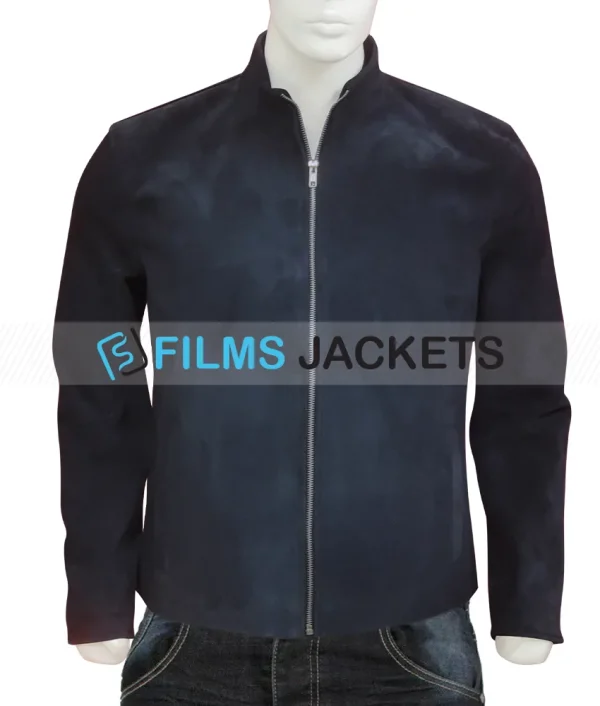 Billions Season 05 Damian Lewis Suede Leather Jacket