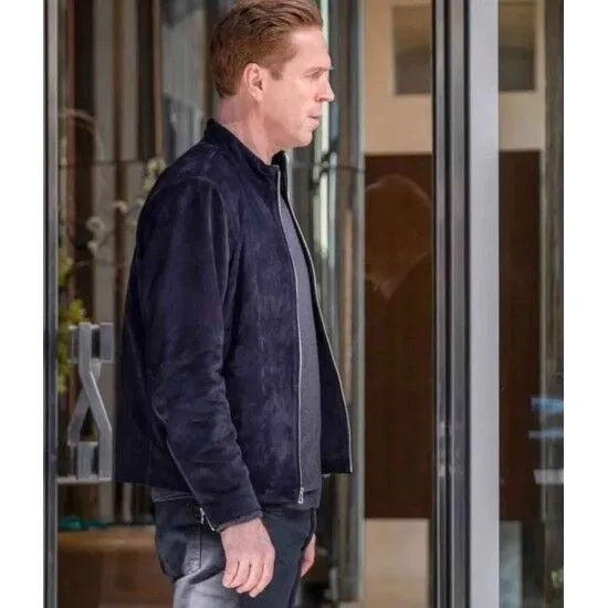 Billions Season 05 Damian Lewis Suede Leather Jacket Billions Season 05 Damian Lewis Suede Leather Jacket - Image 6