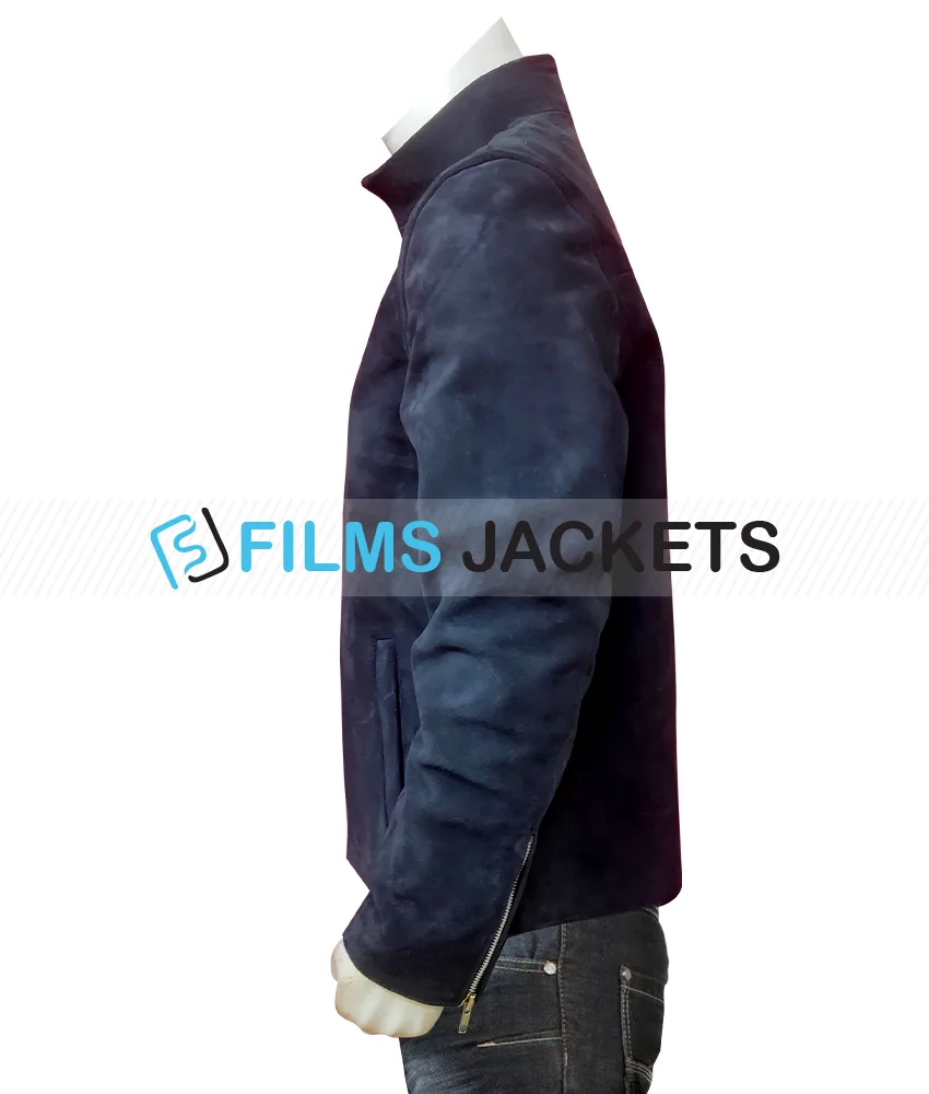 Billions Season 05 Damian Lewis Suede Leather Jacket Billions Season 05 Damian Lewis Suede Leather Jacket - Image 4