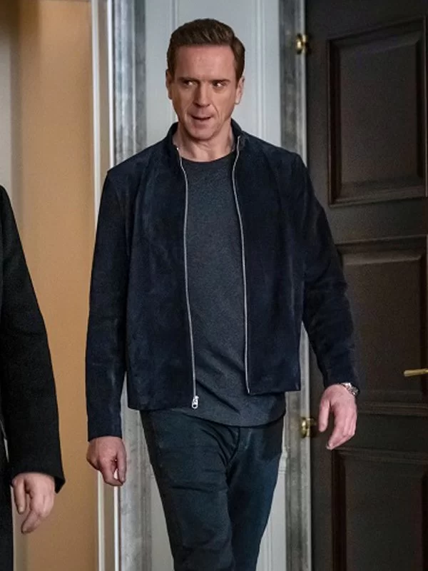 Billions Season 05 Damian Lewis Suede Leather Jacket Billions Season 05 Damian Lewis Suede Leather Jacket - Image 5