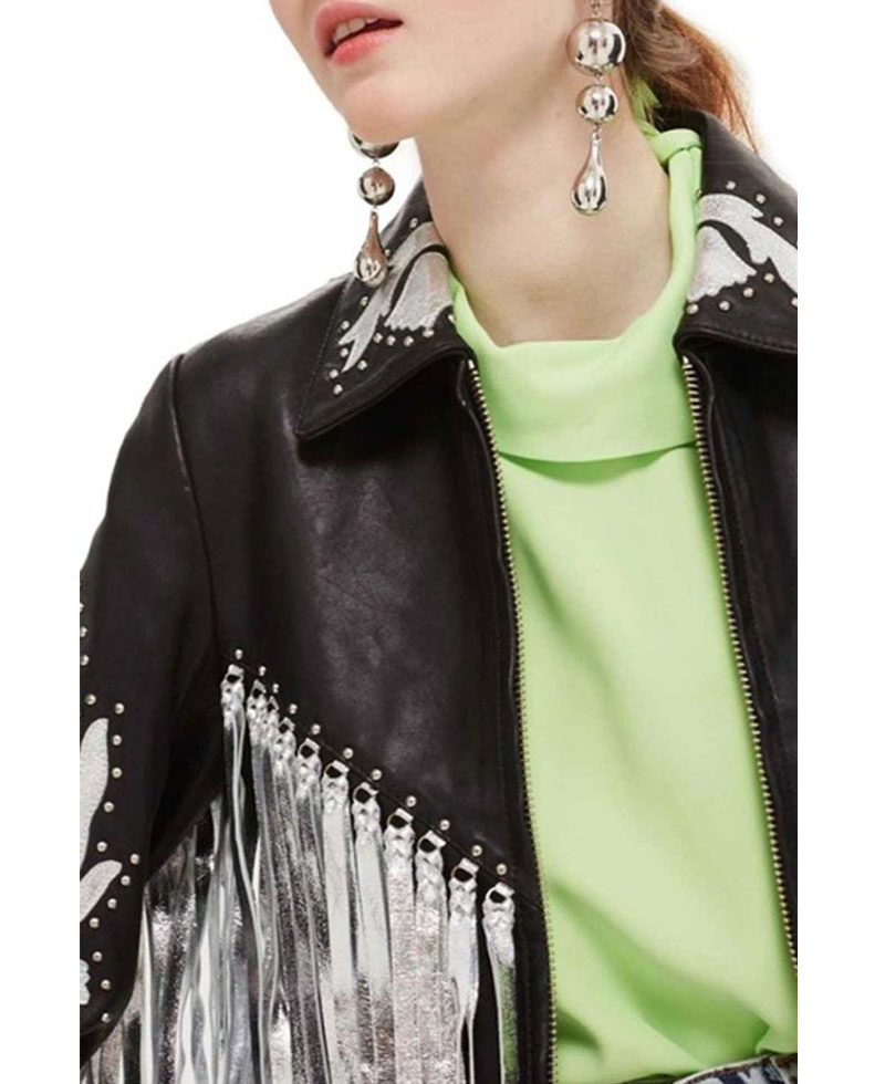 Birds of Prey Margot Robbie Fringe Jacket Birds of Prey Margot Robbie Fringe Jacket - Image 5