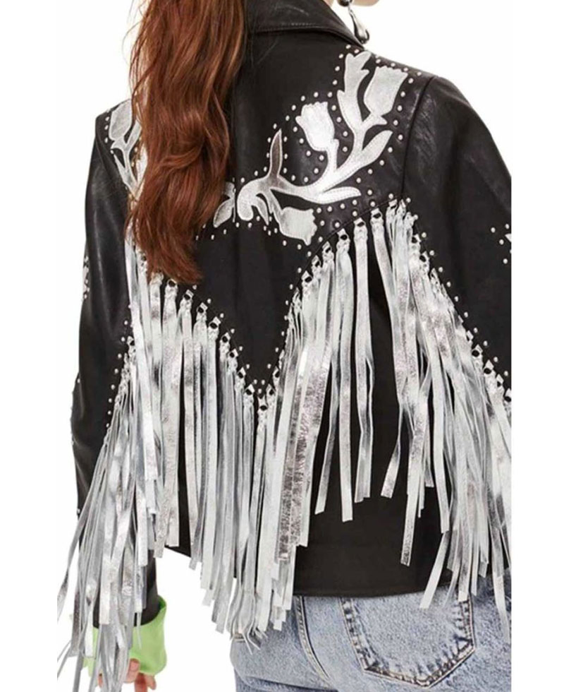 Birds of Prey Margot Robbie Fringe Jacket Birds of Prey Margot Robbie Fringe Jacket - Image 3