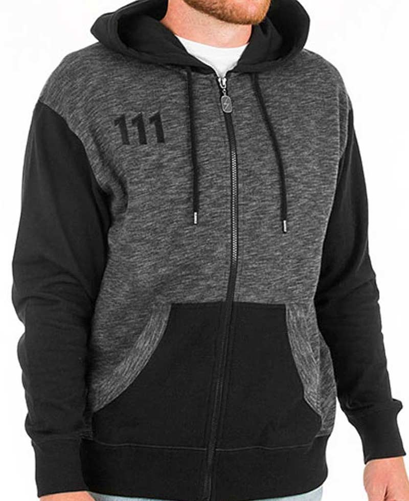 Fallout Vault 111 Black and Grey Hoodie