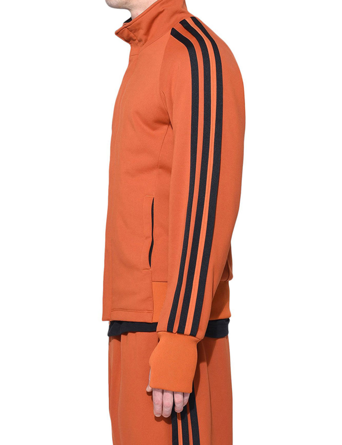 Marcus Scribner Black-Ish Orange Track Jacket Marcus Scribner Black-Ish Orange Track Jacket - Image 3