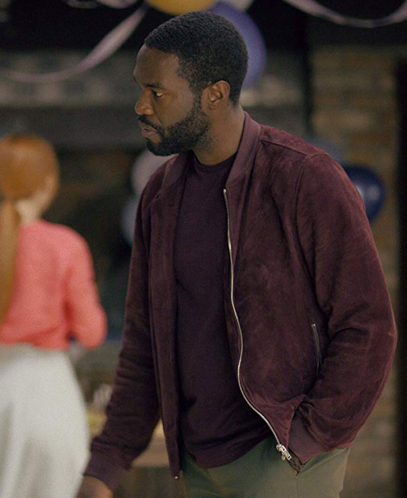 Black Mirror Yahya Abdul Mateen II Bomber Jacket Black Mirror Yahya Abdul Mateen II Bomber Jacket - Image 3